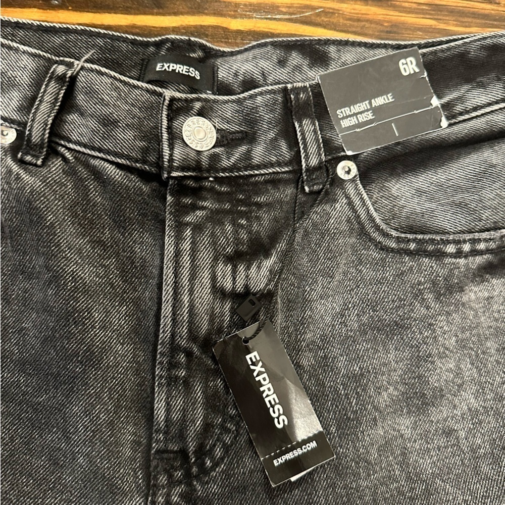 EXPRESS Straight ankle high rise 6 Regular - Picture 2 of 4